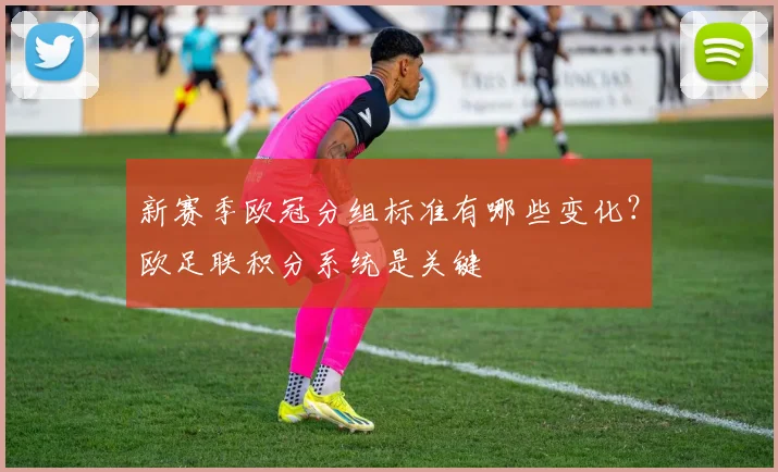 新赛季欧冠分组标准有哪些变化？欧足联积分系统是关键